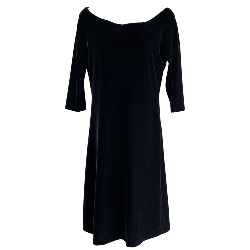 Vintage Hanky Panky Velvet Midi Dress Size Medium Whimsigoth Witchy Fairy Grunge